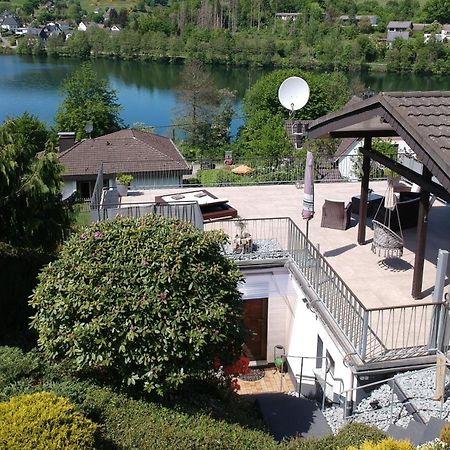 Exklusive Ferienwohnung 'Agger-Blick' Mit Grosser Seeblick-Terrasse & Sauna Gummersbach Esterno foto