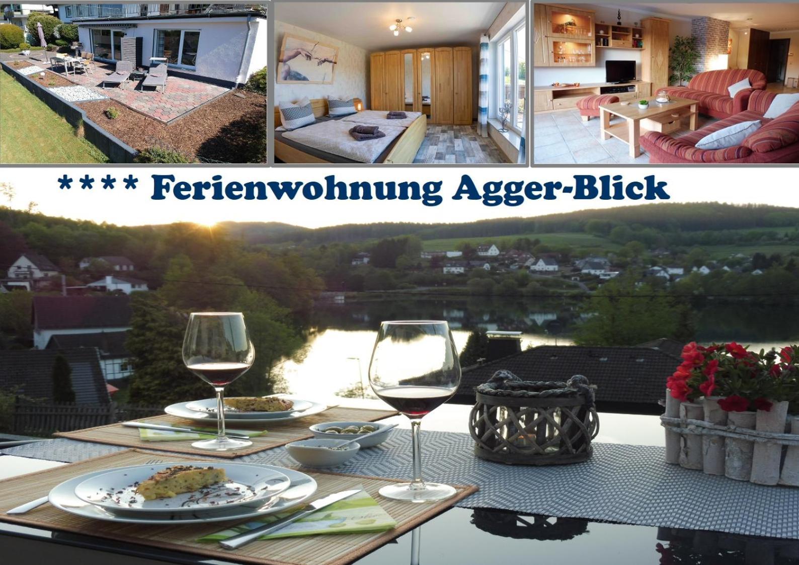 Exklusive Ferienwohnung 'Agger-Blick' Mit Grosser Seeblick-Terrasse & Sauna Gummersbach Esterno foto